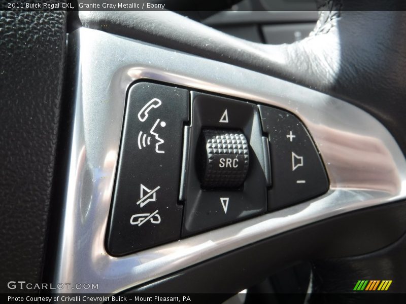 Granite Gray Metallic / Ebony 2011 Buick Regal CXL