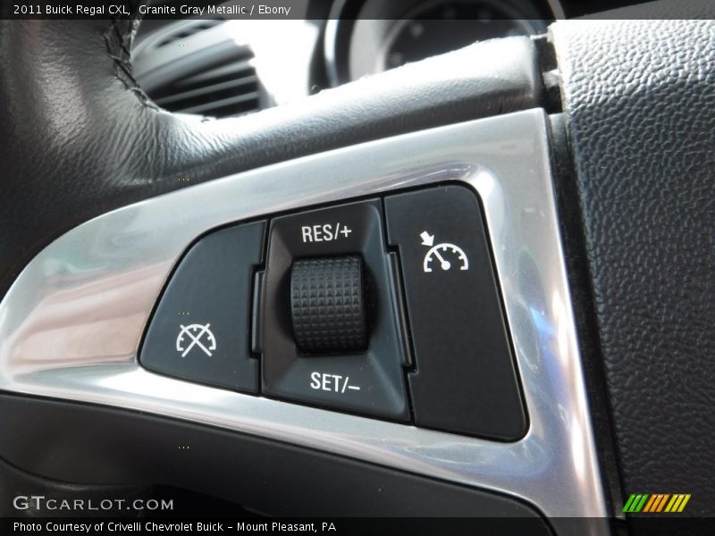 Granite Gray Metallic / Ebony 2011 Buick Regal CXL