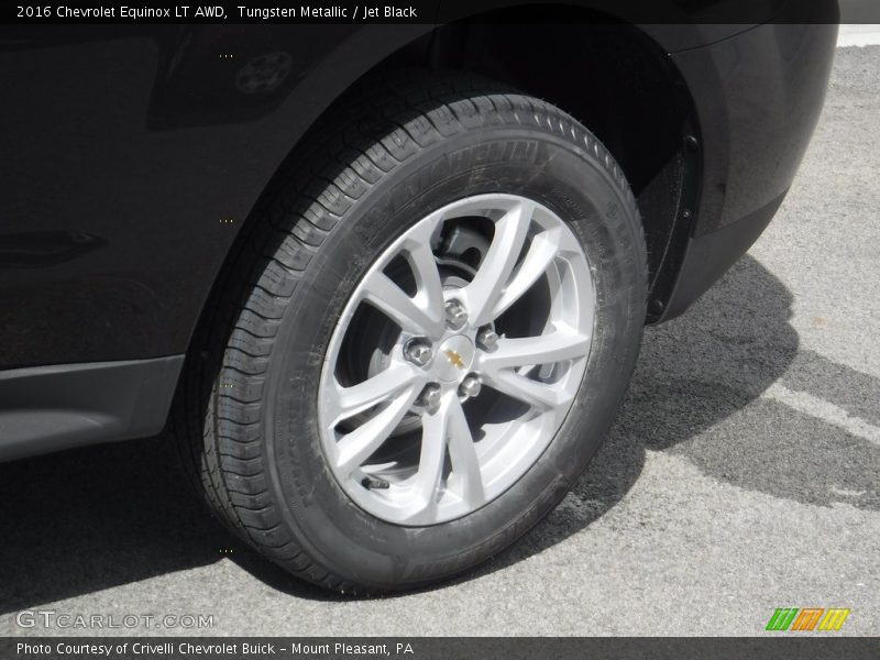 Tungsten Metallic / Jet Black 2016 Chevrolet Equinox LT AWD