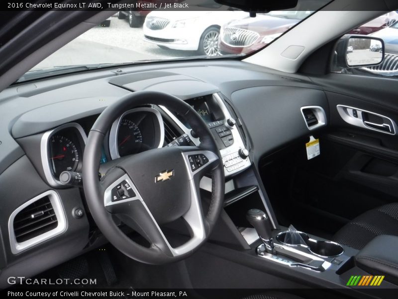 Tungsten Metallic / Jet Black 2016 Chevrolet Equinox LT AWD