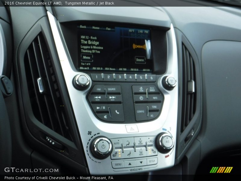 Tungsten Metallic / Jet Black 2016 Chevrolet Equinox LT AWD