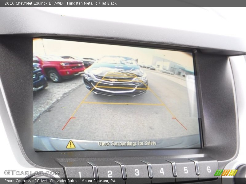 Tungsten Metallic / Jet Black 2016 Chevrolet Equinox LT AWD