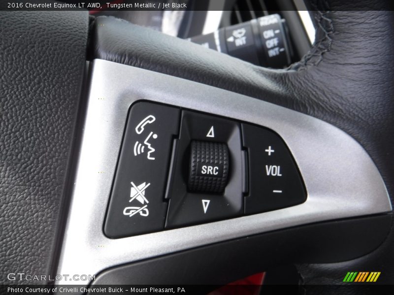 Tungsten Metallic / Jet Black 2016 Chevrolet Equinox LT AWD