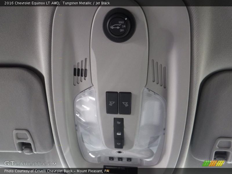 Tungsten Metallic / Jet Black 2016 Chevrolet Equinox LT AWD