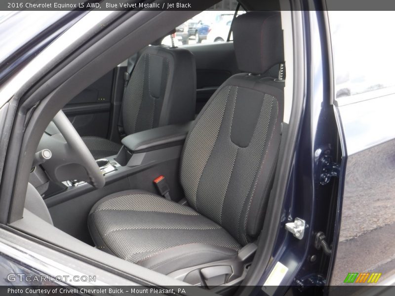 Blue Velvet Metallic / Jet Black 2016 Chevrolet Equinox LS AWD