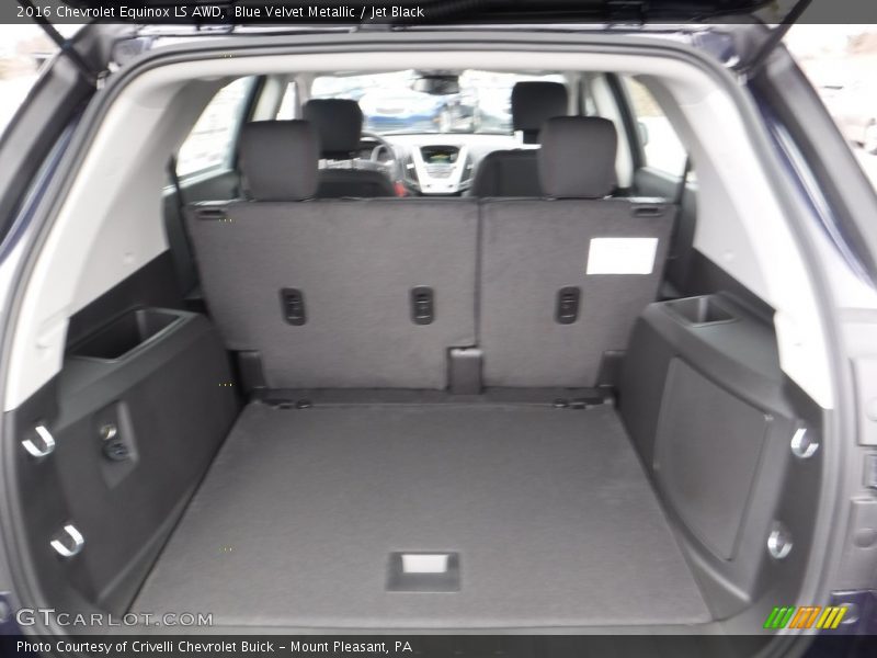 Blue Velvet Metallic / Jet Black 2016 Chevrolet Equinox LS AWD