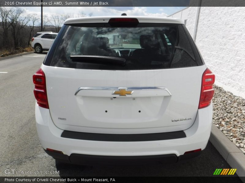 Summit White / Jet Black 2016 Chevrolet Equinox LS AWD