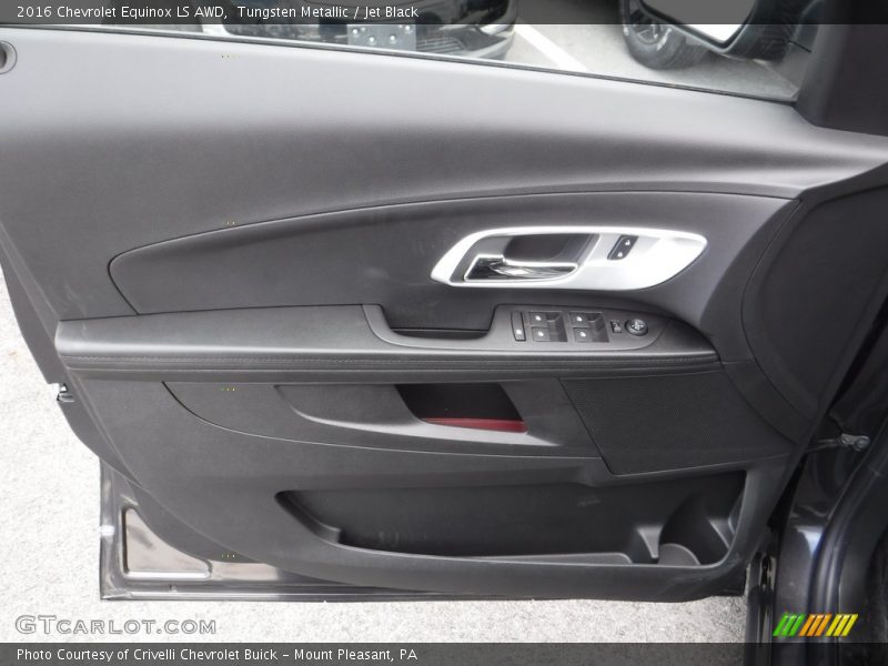 Tungsten Metallic / Jet Black 2016 Chevrolet Equinox LS AWD