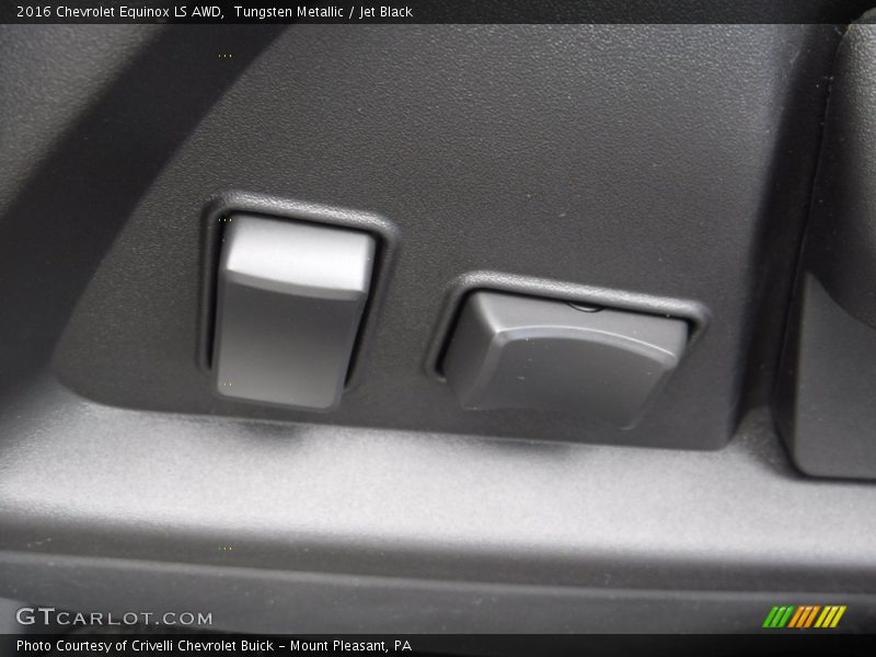 Tungsten Metallic / Jet Black 2016 Chevrolet Equinox LS AWD