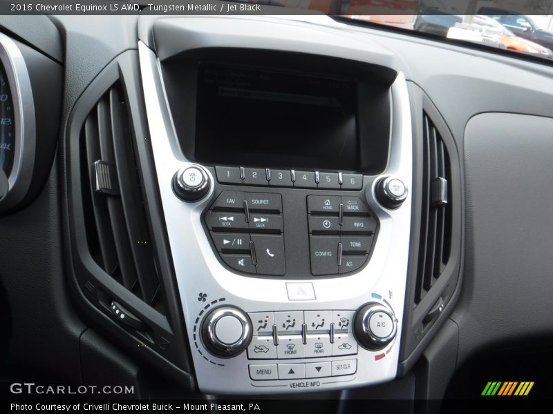 Tungsten Metallic / Jet Black 2016 Chevrolet Equinox LS AWD