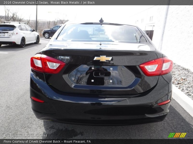 Mosaic Black Metallic / Jet Black 2016 Chevrolet Cruze LS Sedan