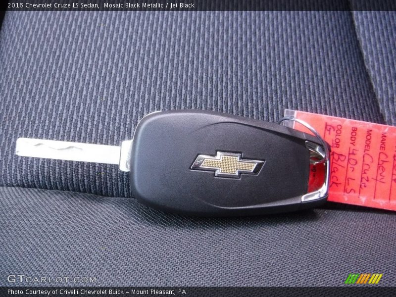 Keys of 2016 Cruze LS Sedan