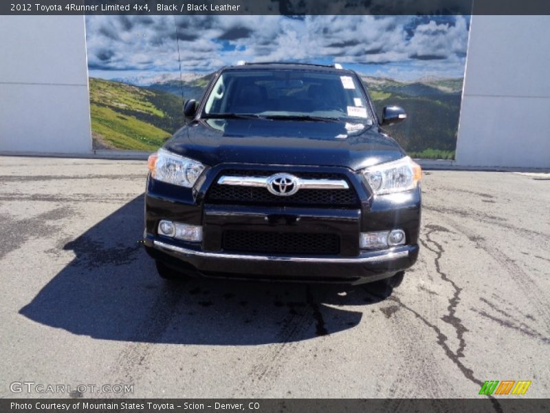 Black / Black Leather 2012 Toyota 4Runner Limited 4x4
