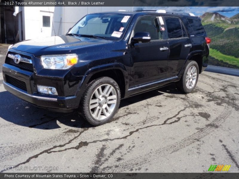 Black / Black Leather 2012 Toyota 4Runner Limited 4x4