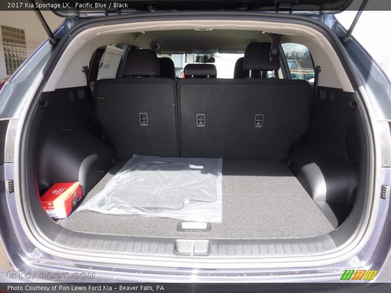 Pacific Blue / Black 2017 Kia Sportage LX