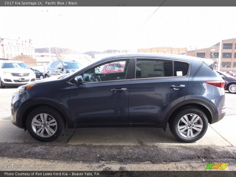 Pacific Blue / Black 2017 Kia Sportage LX