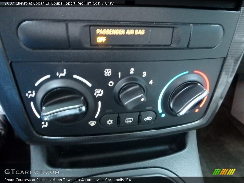 Sport Red Tint Coat / Gray 2007 Chevrolet Cobalt LT Coupe