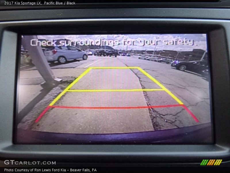 Pacific Blue / Black 2017 Kia Sportage LX