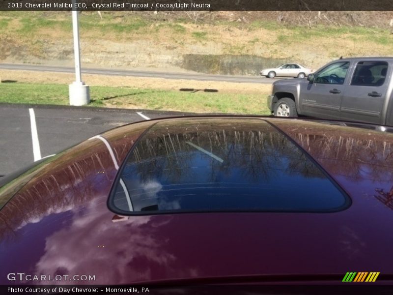 Crystal Red Tintcoat / Cocoa/Light Neutral 2013 Chevrolet Malibu ECO