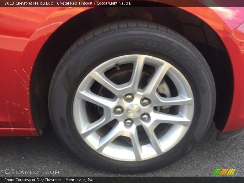 Crystal Red Tintcoat / Cocoa/Light Neutral 2013 Chevrolet Malibu ECO