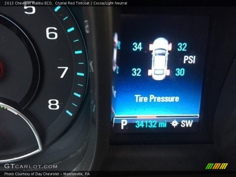 Crystal Red Tintcoat / Cocoa/Light Neutral 2013 Chevrolet Malibu ECO
