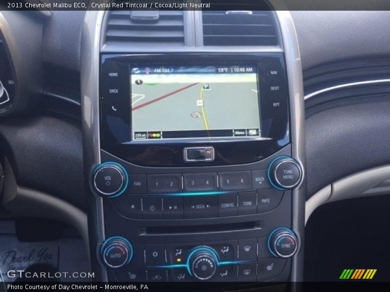Crystal Red Tintcoat / Cocoa/Light Neutral 2013 Chevrolet Malibu ECO