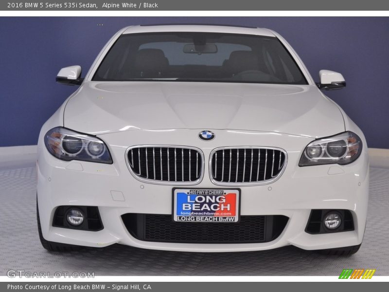 Alpine White / Black 2016 BMW 5 Series 535i Sedan