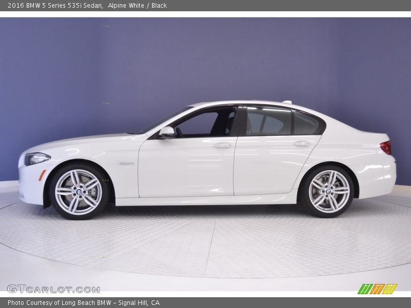 Alpine White / Black 2016 BMW 5 Series 535i Sedan