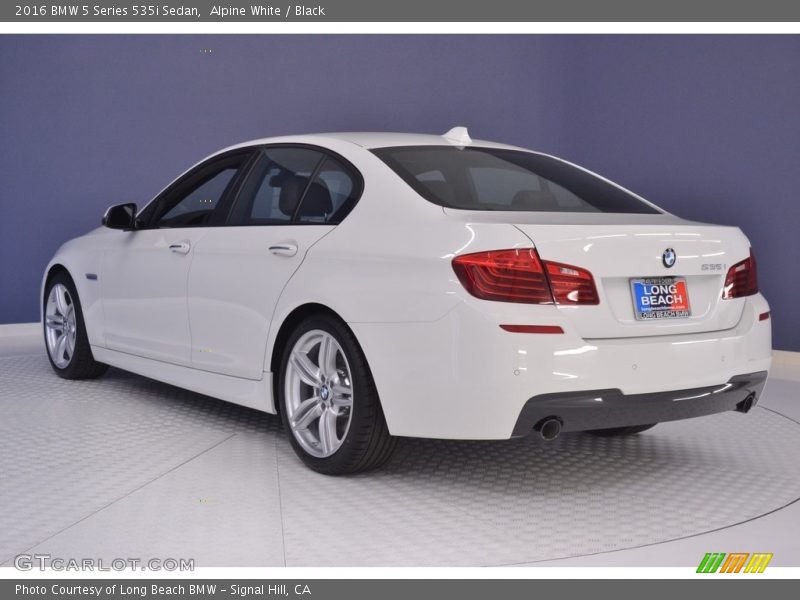 Alpine White / Black 2016 BMW 5 Series 535i Sedan