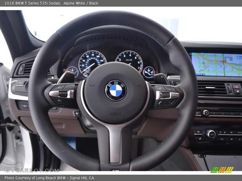 Alpine White / Black 2016 BMW 5 Series 535i Sedan
