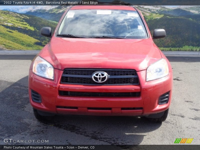 Barcelona Red Metallic / Sand Beige 2012 Toyota RAV4 I4 4WD