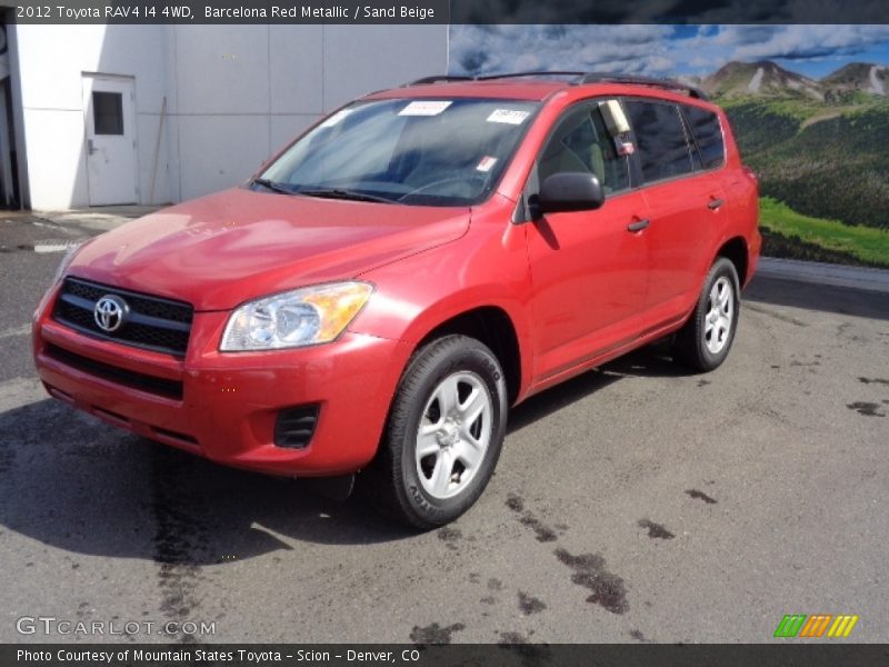 Barcelona Red Metallic / Sand Beige 2012 Toyota RAV4 I4 4WD