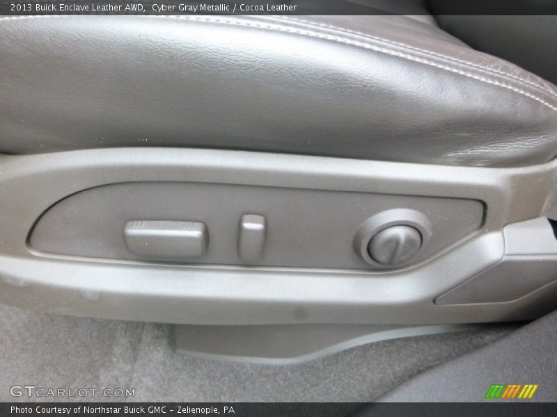 Cyber Gray Metallic / Cocoa Leather 2013 Buick Enclave Leather AWD