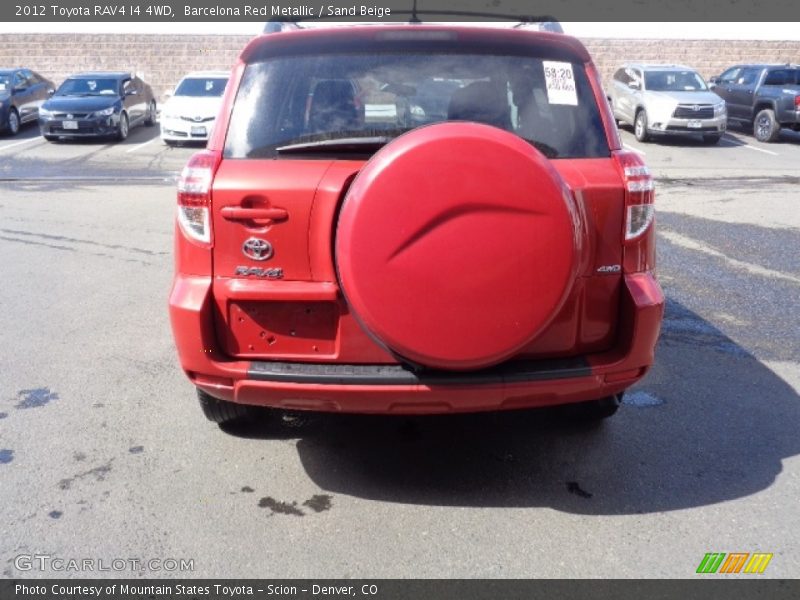 Barcelona Red Metallic / Sand Beige 2012 Toyota RAV4 I4 4WD