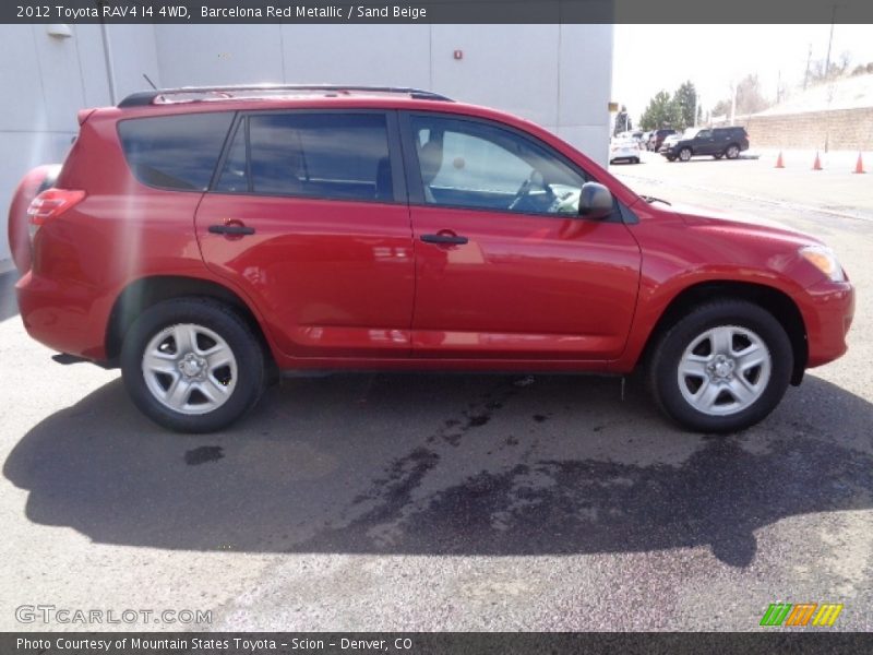 Barcelona Red Metallic / Sand Beige 2012 Toyota RAV4 I4 4WD