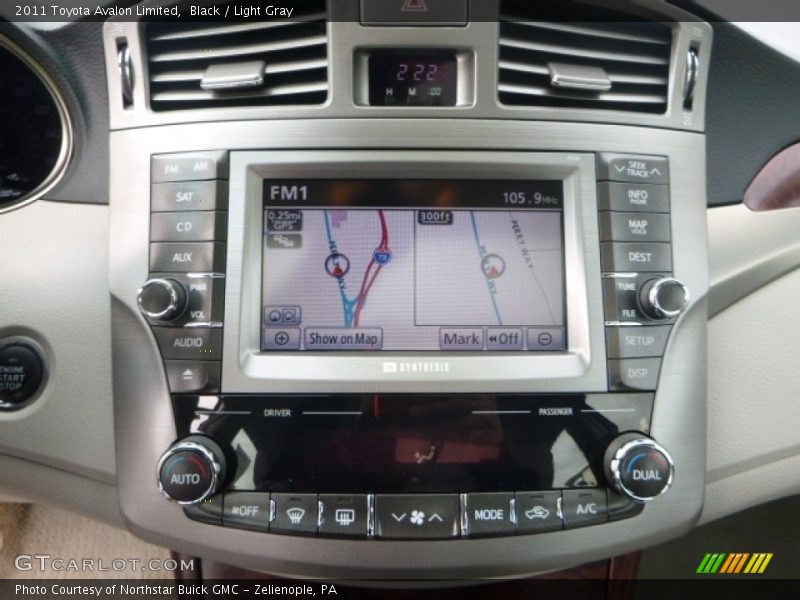Black / Light Gray 2011 Toyota Avalon Limited