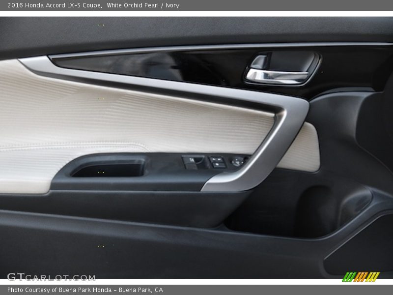 White Orchid Pearl / Ivory 2016 Honda Accord LX-S Coupe