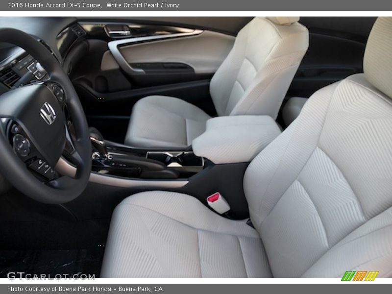 White Orchid Pearl / Ivory 2016 Honda Accord LX-S Coupe