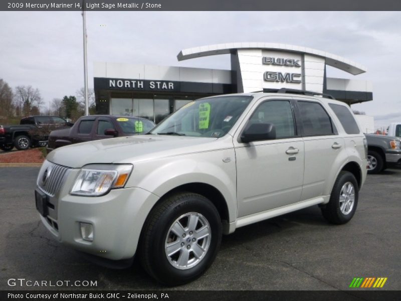 Light Sage Metallic / Stone 2009 Mercury Mariner I4