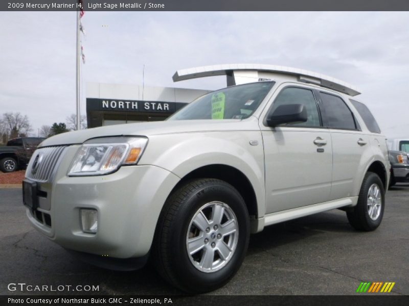 Light Sage Metallic / Stone 2009 Mercury Mariner I4