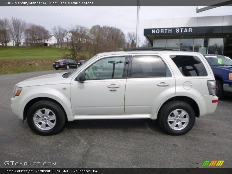 Light Sage Metallic / Stone 2009 Mercury Mariner I4