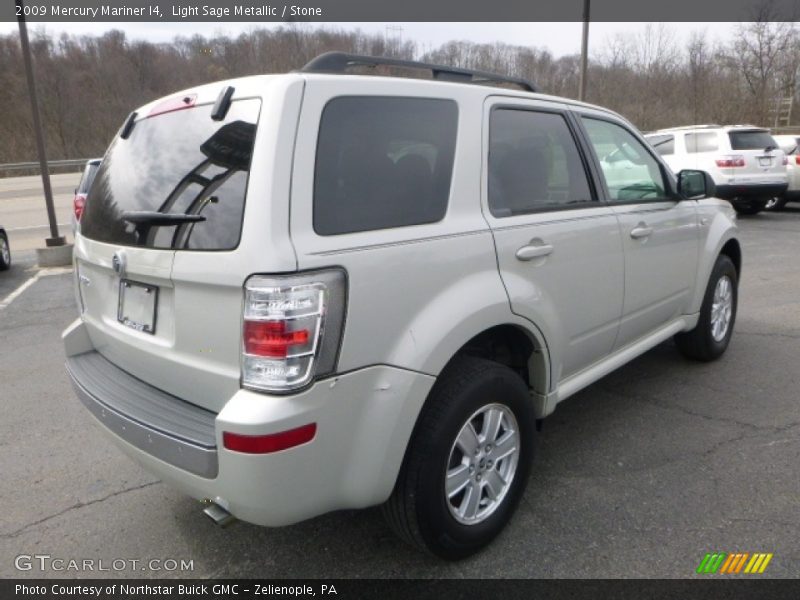 Light Sage Metallic / Stone 2009 Mercury Mariner I4