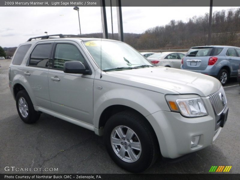 Light Sage Metallic / Stone 2009 Mercury Mariner I4