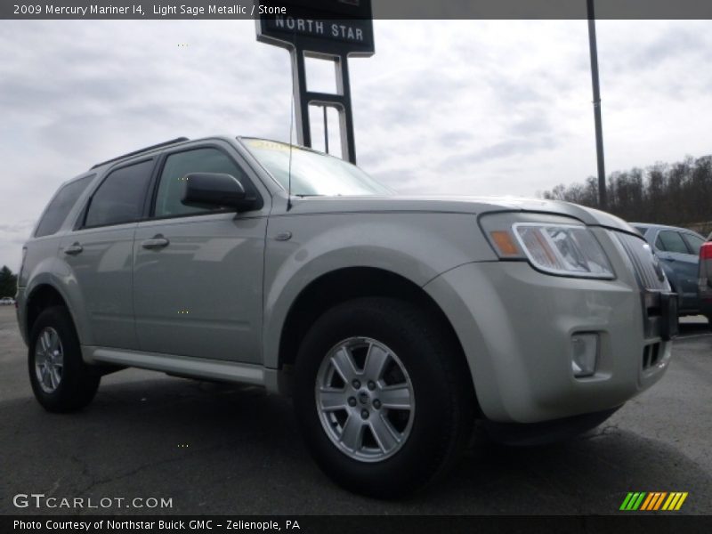 Light Sage Metallic / Stone 2009 Mercury Mariner I4