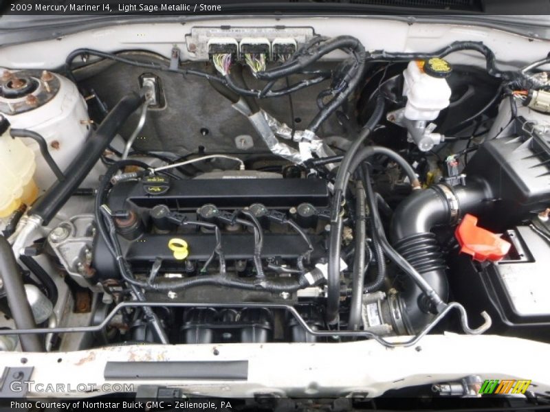 Light Sage Metallic / Stone 2009 Mercury Mariner I4