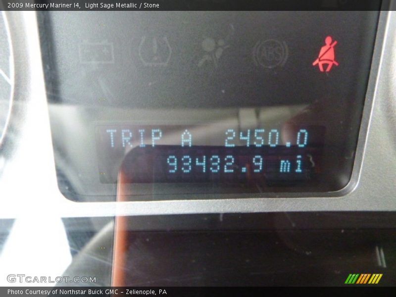 Light Sage Metallic / Stone 2009 Mercury Mariner I4