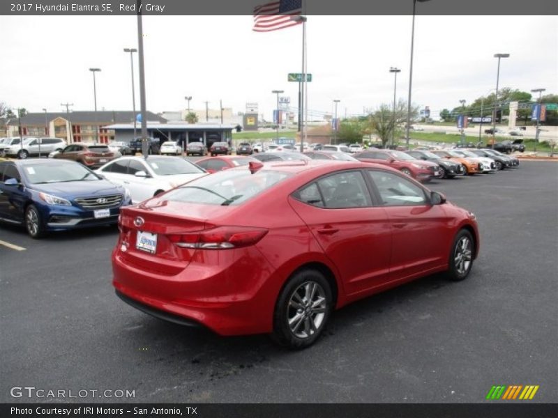 Red / Gray 2017 Hyundai Elantra SE