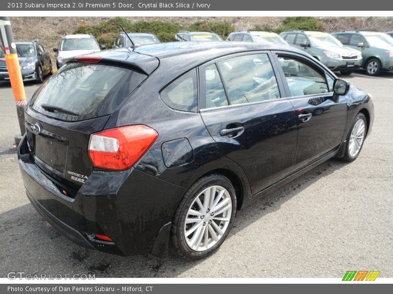 Crystal Black Silica / Ivory 2013 Subaru Impreza 2.0i Premium 5 Door