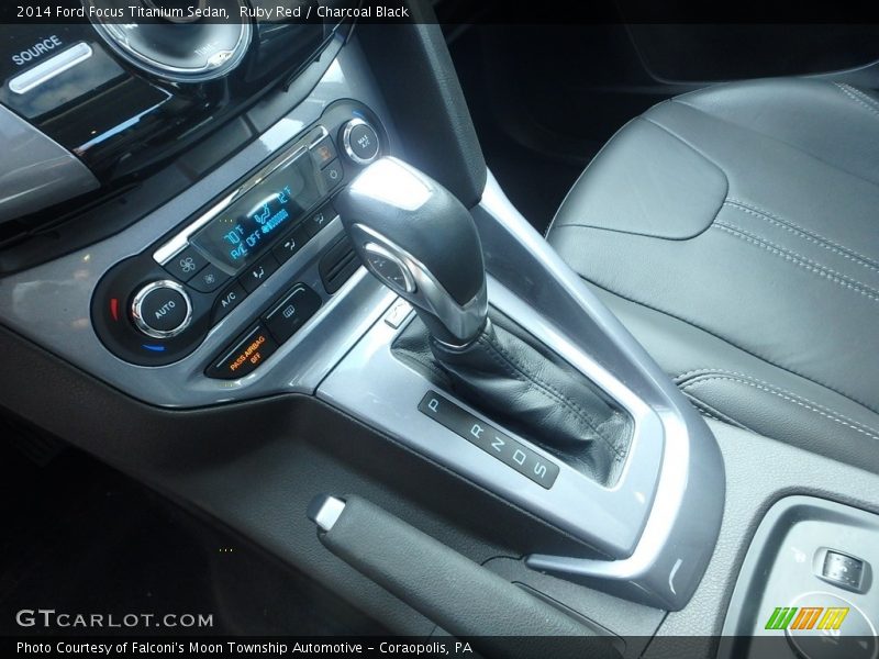 Ruby Red / Charcoal Black 2014 Ford Focus Titanium Sedan
