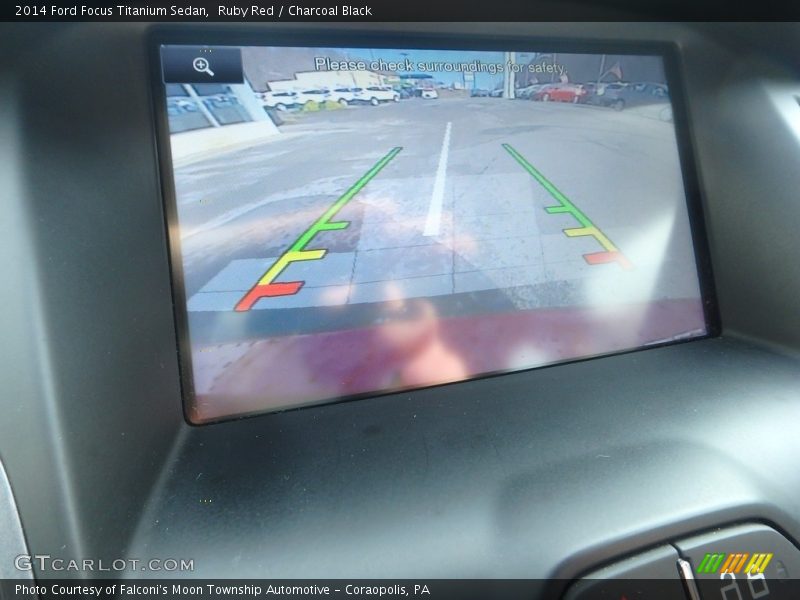 Ruby Red / Charcoal Black 2014 Ford Focus Titanium Sedan